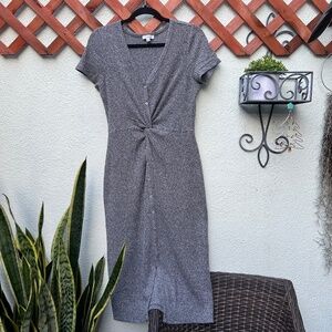 Skinny girl gray dress